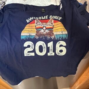 Awesome since 2016 birthday shirt or whenever